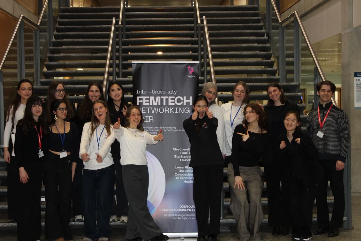 Members of Imperial College Femtech Society at the Inter-University Femtech Networking Fair